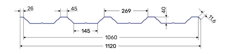 Профнастил Т-40